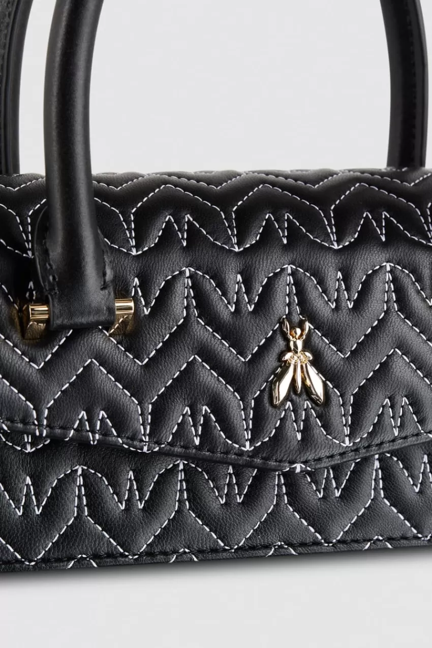 borsa_in_pelle_trapuntata_fly_bamby_3.webp Patrizia Pepe Fly Bamby Bag | A Mano<Borsa in pelle trapuntata Fly Bamby