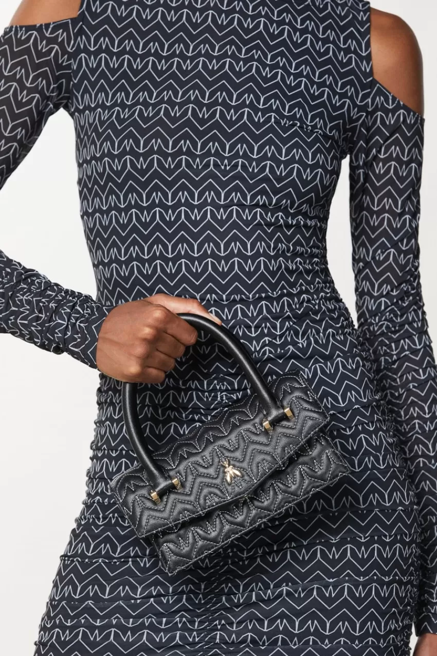 borsa_in_pelle_trapuntata_fly_bamby_5.webp Patrizia Pepe Fly Bamby Bag | A Mano<Borsa in pelle trapuntata Fly Bamby