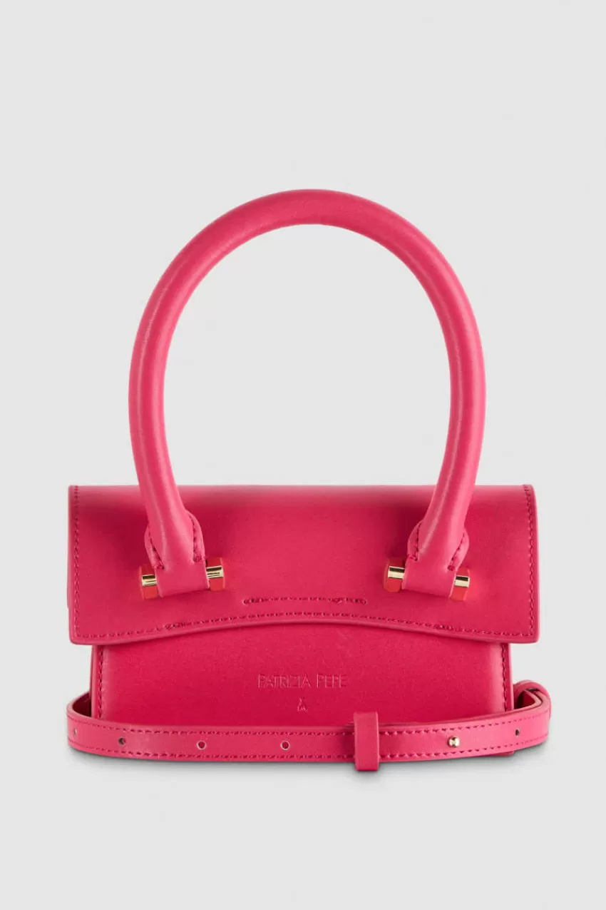 borsa_mini_a_tracolla_in_pelle_fly_bamby_2.webp Patrizia Pepe Fly Bamby Bag | A Mano<Borsa mini a tracolla in pelle Fly Bamby