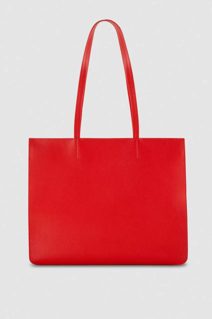 borsa_shopping_in_pelle_con_zip_2.webp Patrizia Pepe Shopping<Borsa shopping in pelle con zip