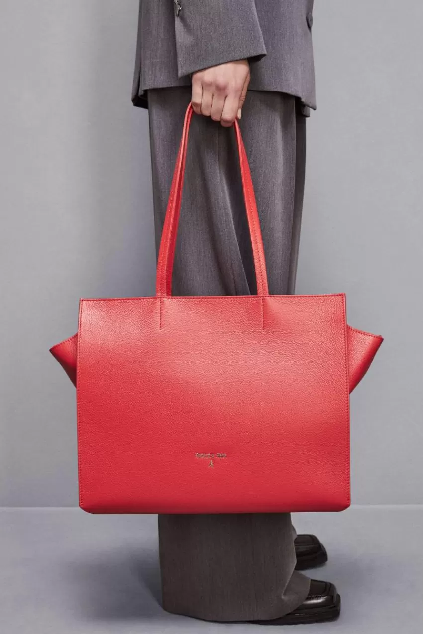 borsa_shopping_in_pelle_con_zip_5.webp Patrizia Pepe Shopping<Borsa shopping in pelle con zip