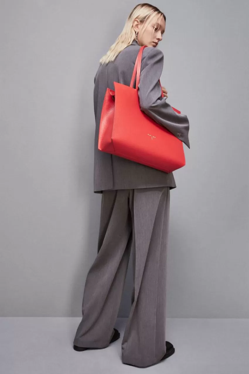 borsa_shopping_in_pelle_con_zip_7.webp Patrizia Pepe Shopping<Borsa shopping in pelle con zip