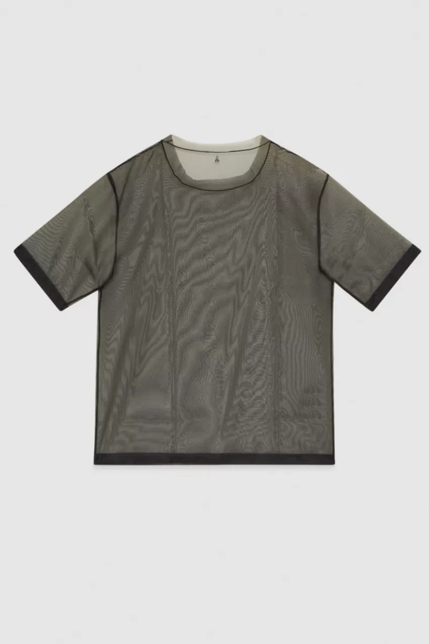 boxy_tshirt_manica_corta_con_bordo_taglio_vivo_3-1.webp Uomo Patrizia Pepe T-Shirt E Camicie<Boxy T-shirt manica corta con bordo taglio vivo