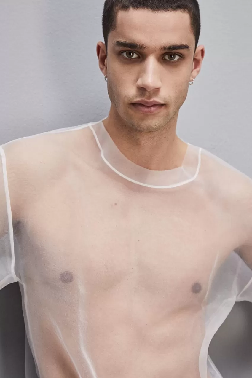 boxy_tshirt_manica_corta_con_bordo_taglio_vivo_3-2.webp Uomo Patrizia Pepe T-Shirt E Camicie<Boxy T-shirt manica corta con bordo taglio vivo