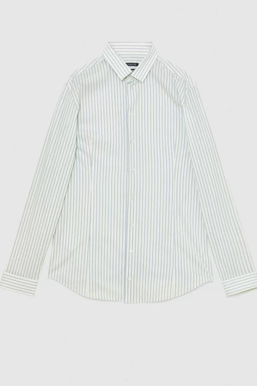 camicia_in_cotone_con_stampa_fantasia_4.webp Uomo Patrizia Pepe T-Shirt E Camicie<Camicia in cotone con stampa fantasia