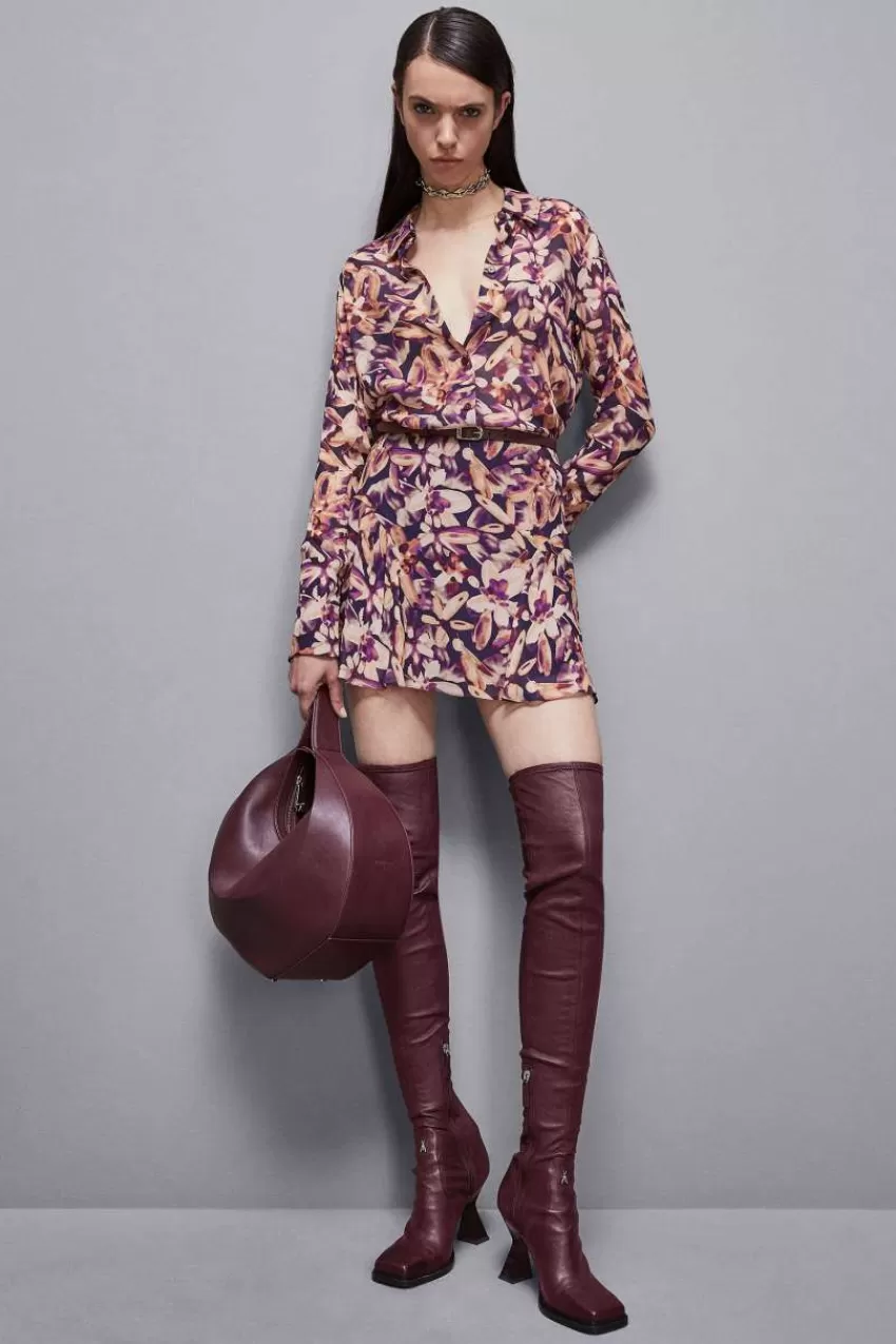 camicia_in_georgette_fantasia_3.webp Patrizia Pepe Camicie<Camicia in georgette fantasia