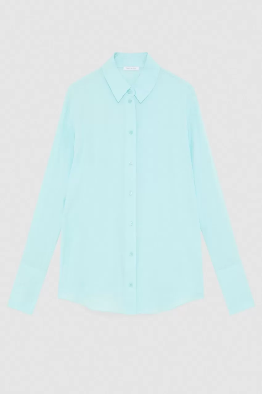 camicia_in_twill_di_viscosa_essential_4-1.webp Patrizia Pepe Tailleur | Camicie<Camicia in twill di viscosa Essential