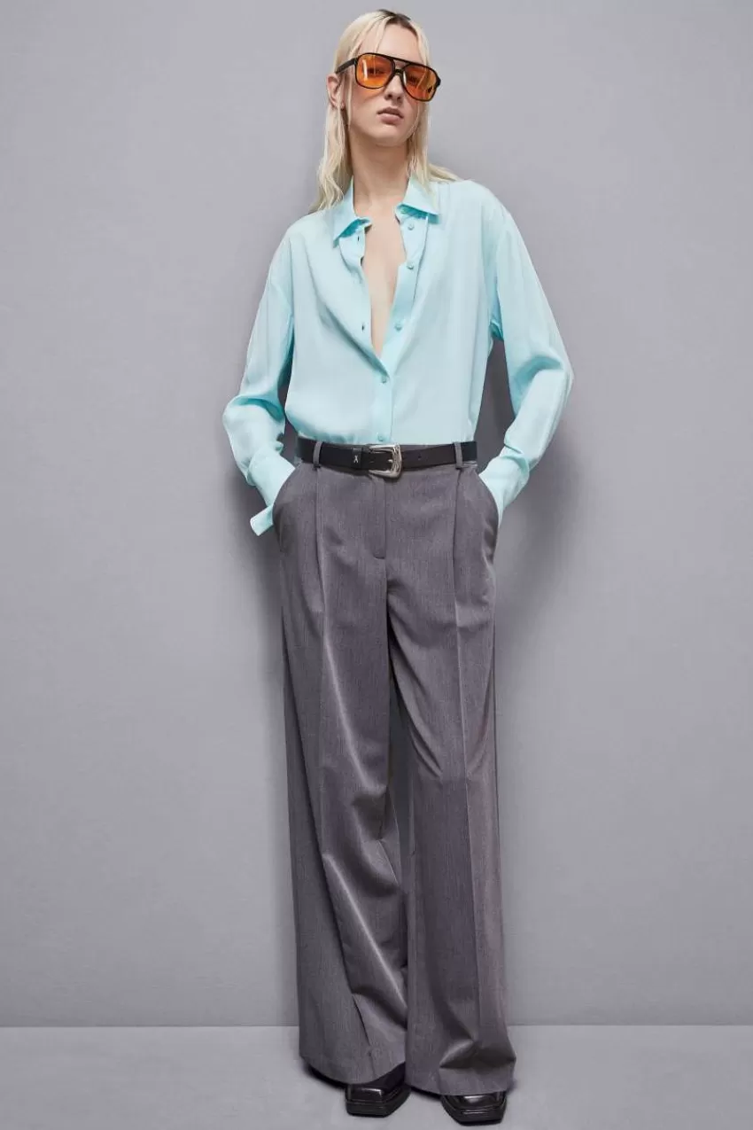 camicia_in_twill_di_viscosa_essential_5-1.webp Patrizia Pepe Tailleur | Camicie<Camicia in twill di viscosa Essential