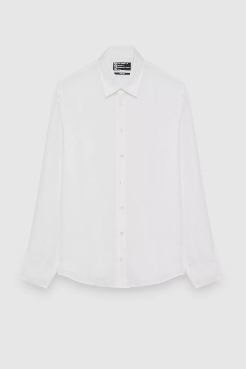 camicia_jacquard_in_twill_di_viscosa_4.webp Uomo Patrizia Pepe T-Shirt E Camicie<Camicia jacquard in twill di viscosa