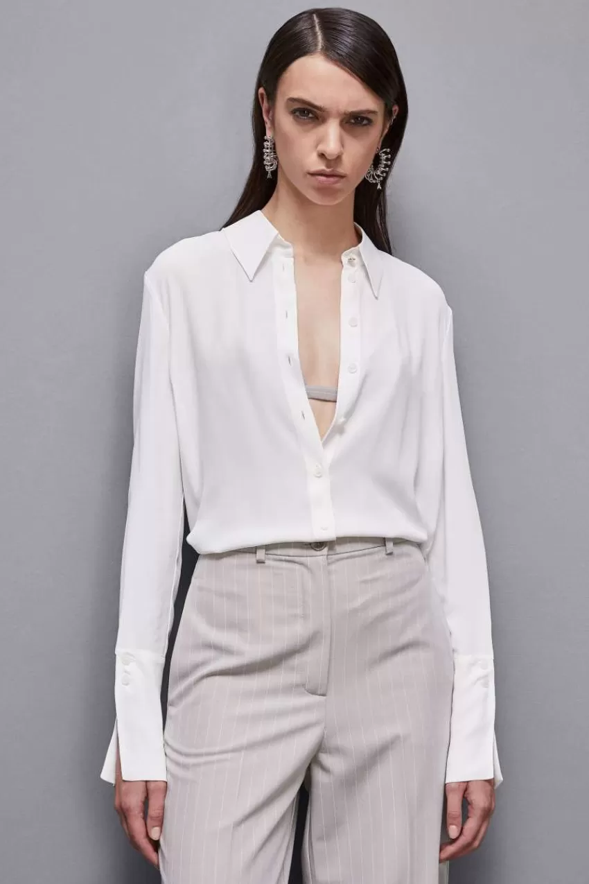 camicia_maniche_lunghe_in_crepe_essential_3-3.webp Patrizia Pepe Camicie<Camicia maniche lunghe in crepe Essential