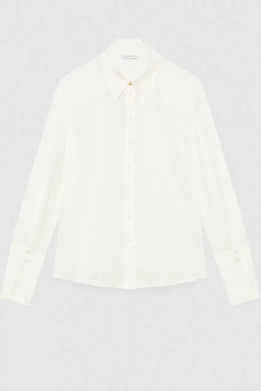 camicia_maniche_lunghe_in_crepe_essential_4-3.webp Patrizia Pepe Camicie<Camicia maniche lunghe in crepe Essential