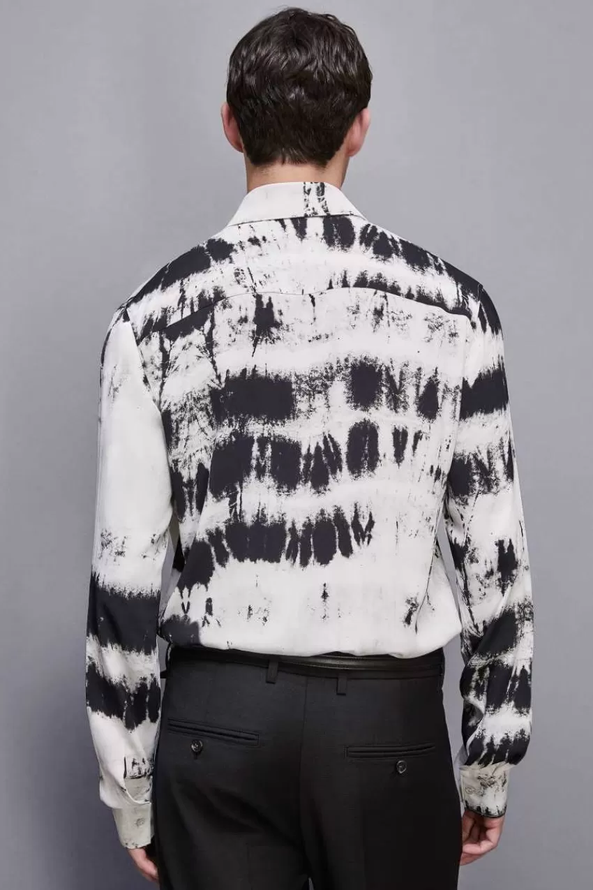 camicia_morbida_in_twill_di_viscosa_2-1.webp Uomo Patrizia Pepe T-Shirt E Camicie<Camicia morbida in twill di viscosa