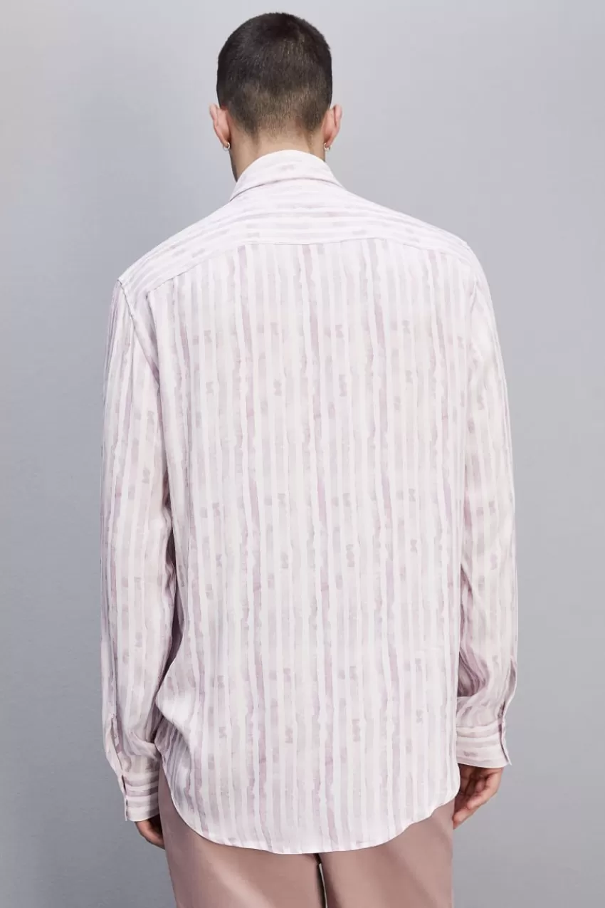 camicia_morbida_in_twill_di_viscosa_2.webp Uomo Patrizia Pepe T-Shirt E Camicie<Camicia morbida in twill di viscosa