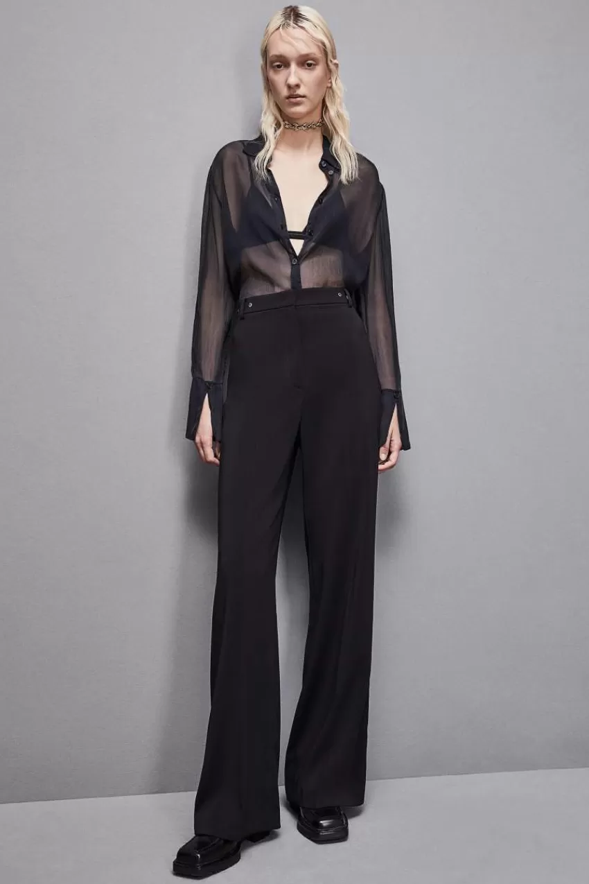 camicia_over_in_chiffon_di_seta_6.webp Patrizia Pepe Camicie<Camicia over in chiffon di seta