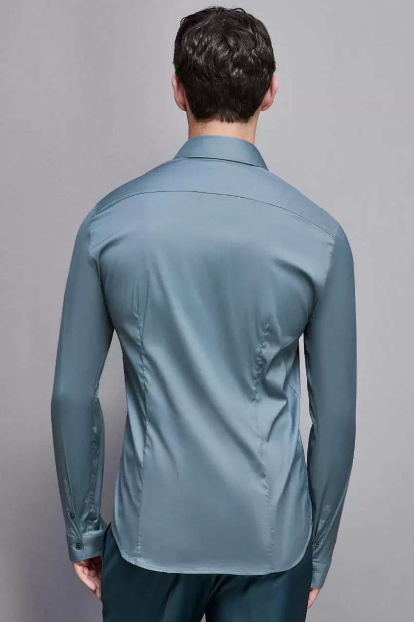 camicia_popeline_regular_2-3.webp Uomo Patrizia Pepe T-Shirt E Camicie<Camicia popeline regular