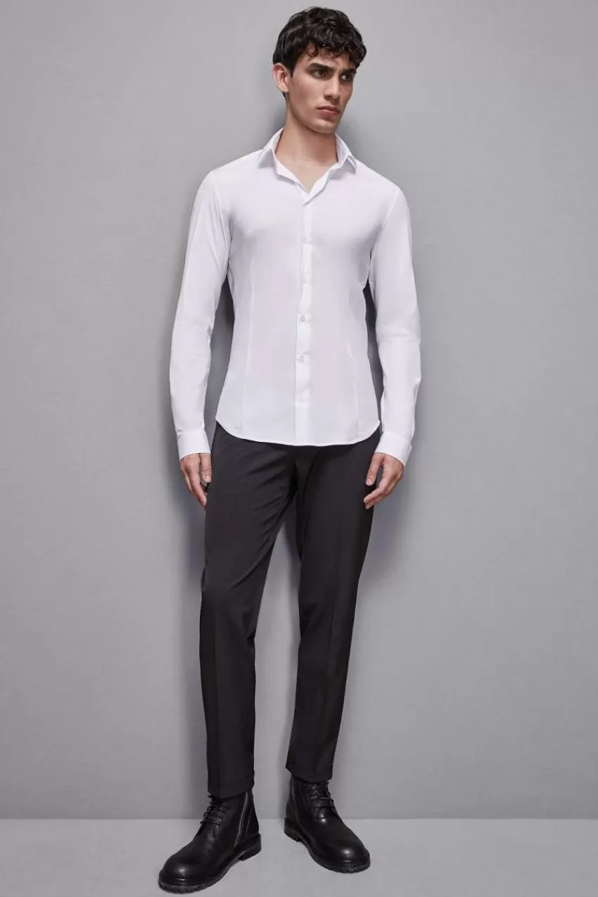 camicia_popeline_regular_3-1.webp Uomo Patrizia Pepe T-Shirt E Camicie<Camicia popeline regular