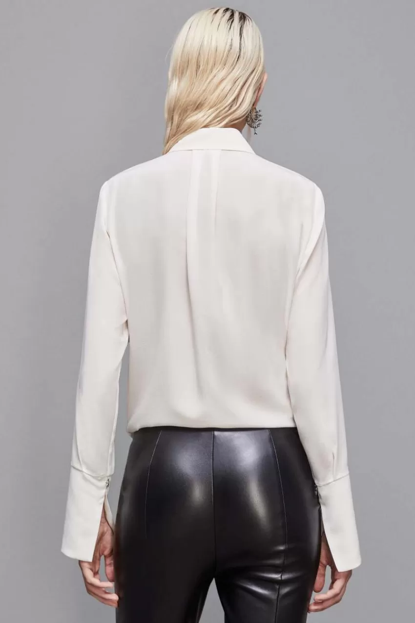 camicia_regular_fit_in_crepe_di_seta_2.webp Patrizia Pepe Camicie<Camicia regular fit in crepe di seta