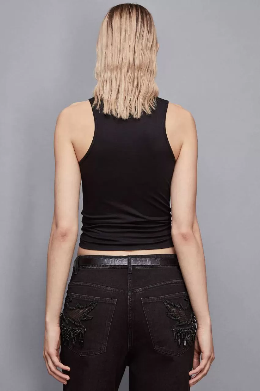 canotta_cowgirl_2.webp Patrizia Pepe Tops<Canotta cowgirl