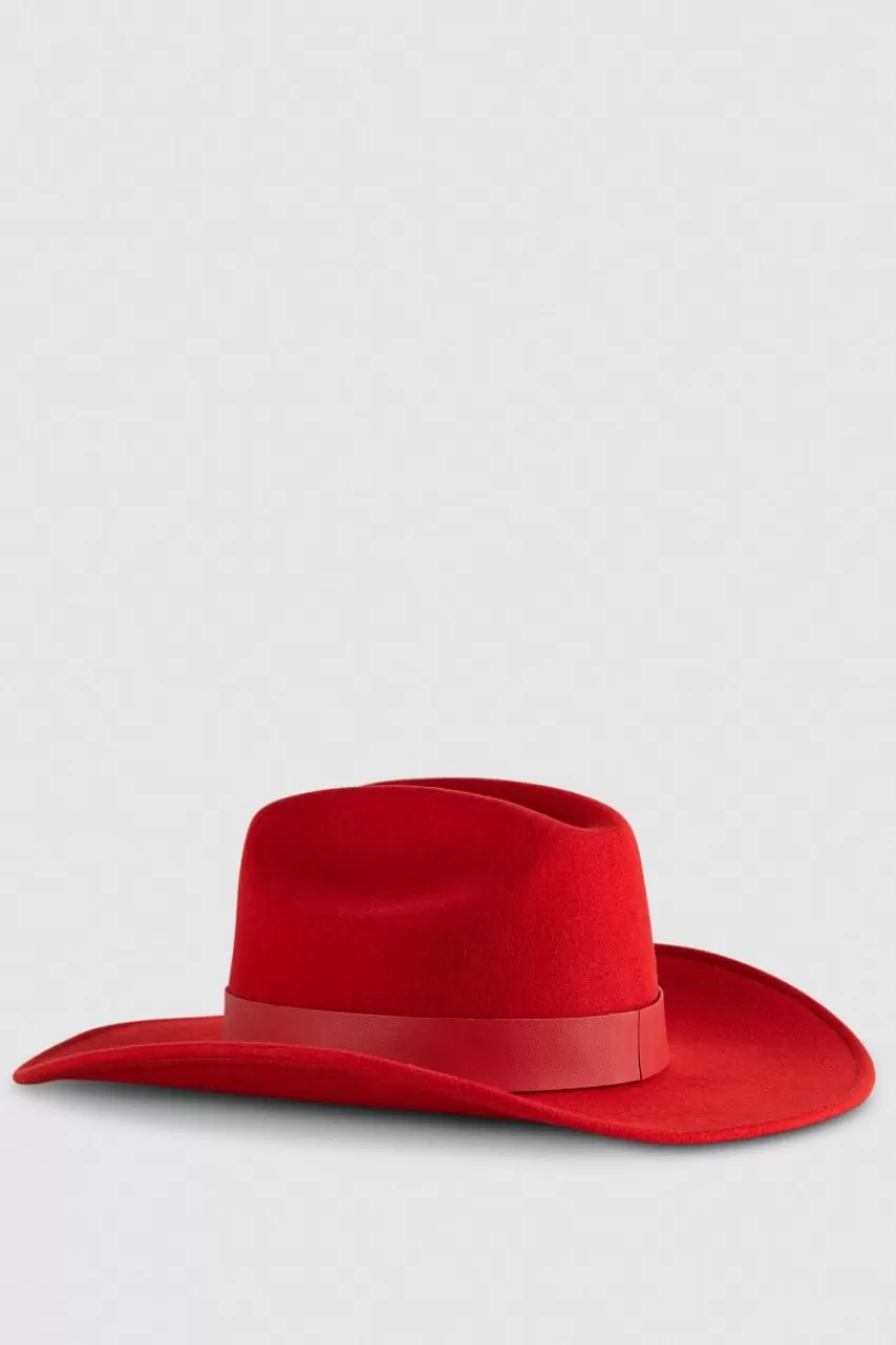 cappello_cowboy_in_feltro_2.webp Patrizia Pepe Cappelli E Guanti<Cappello Cowboy in feltro