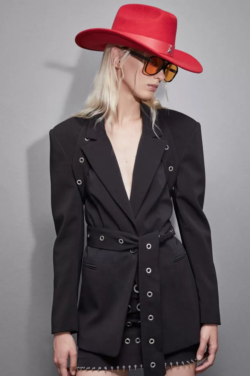 cappello_cowboy_in_feltro_4.webp Patrizia Pepe Cappelli E Guanti<Cappello Cowboy in feltro