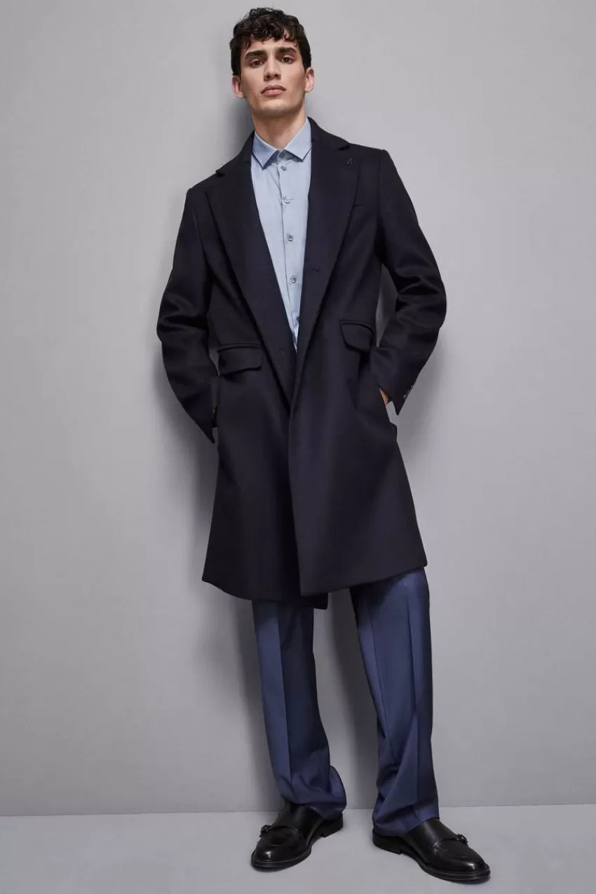 cappotto_monopetto_medio_5.webp Uomo Patrizia Pepe Giacche<Cappotto monopetto medio