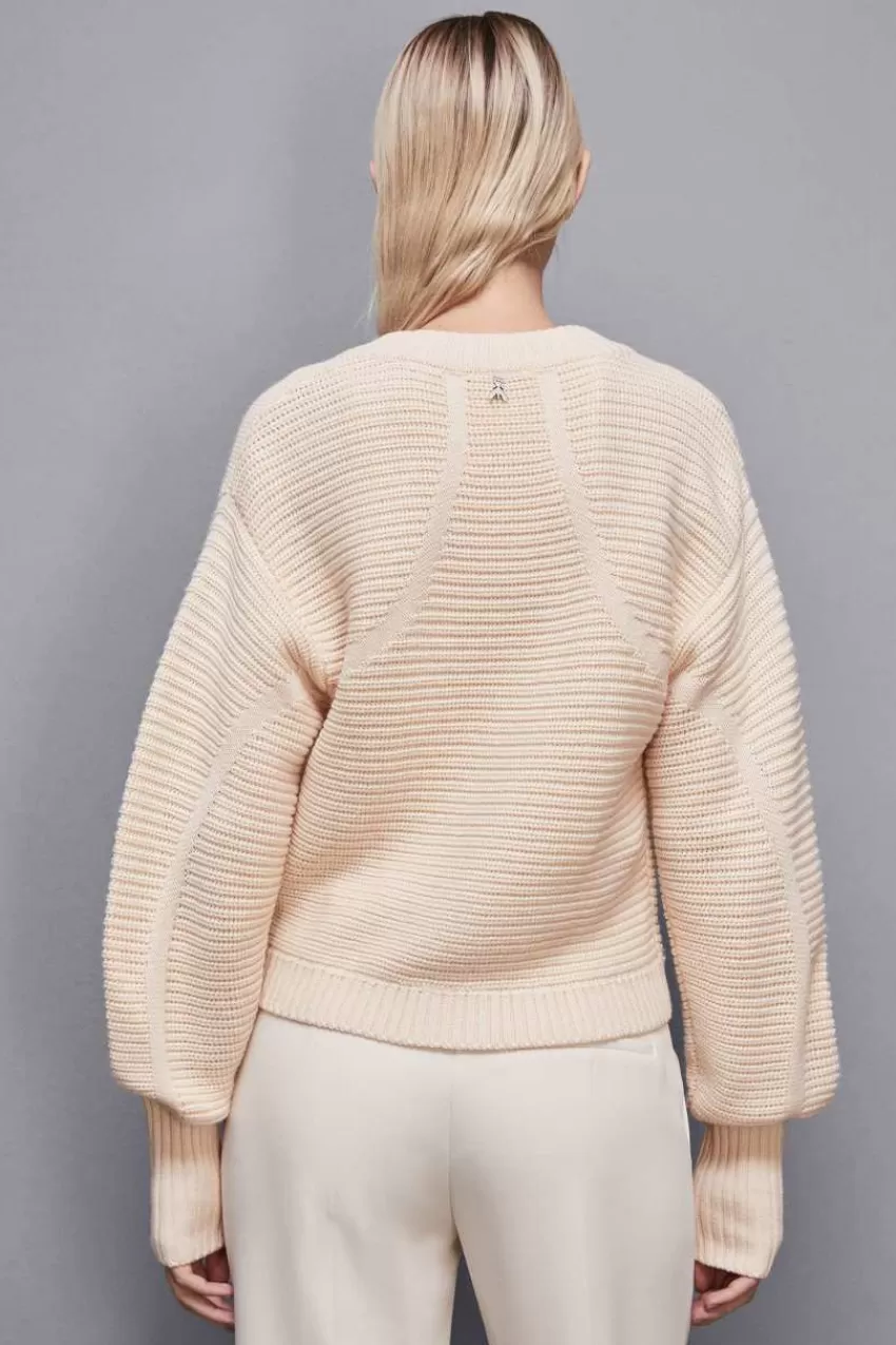 cardigan_a_coste_in_lana_2.webp Patrizia Pepe Cardigan<Cardigan a coste in lana