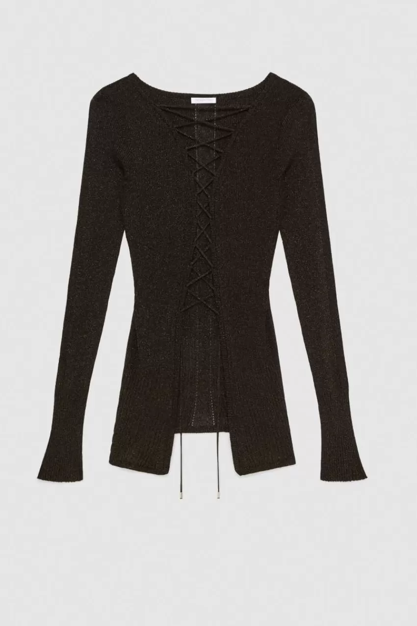 cardigan_a_costine_in_lurex_essential_4.webp Patrizia Pepe Cardigan<Cardigan a costine in lurex Essential