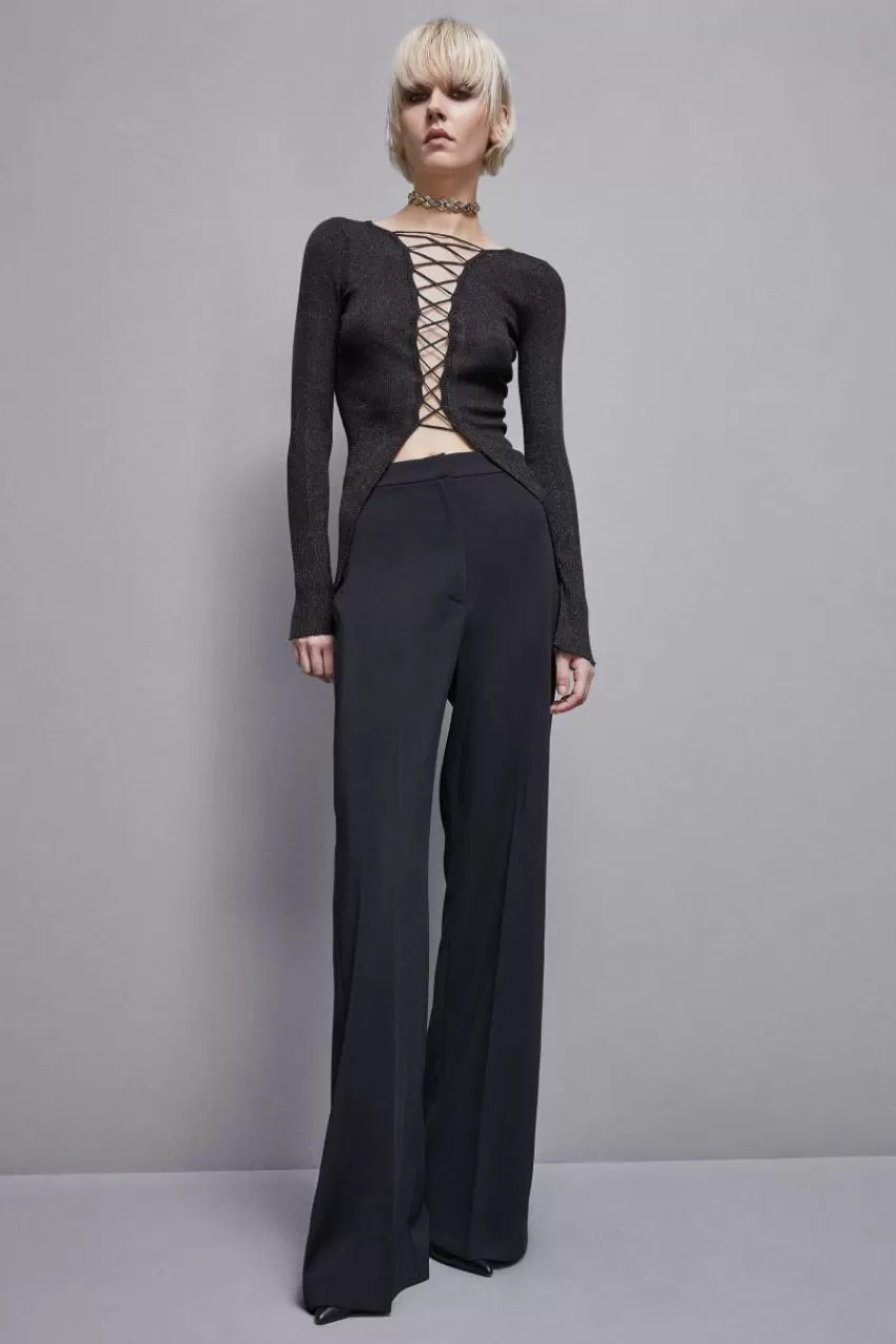 cardigan_a_costine_in_lurex_essential_5.webp Patrizia Pepe Cardigan<Cardigan a costine in lurex Essential