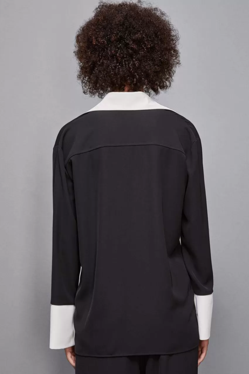 casacca_elegante_a_maniche_lunghe_2.webp Patrizia Pepe Camicie<Casacca elegante a maniche lunghe