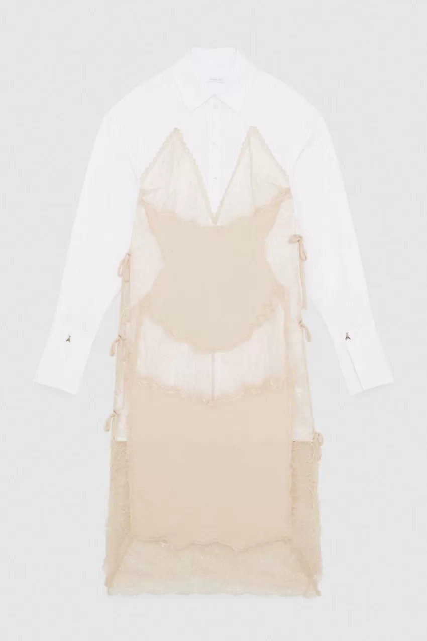 chemisier_in_satin_di_viscosa_4.webp Patrizia Pepe Midi<Chemisier in satin di viscosa