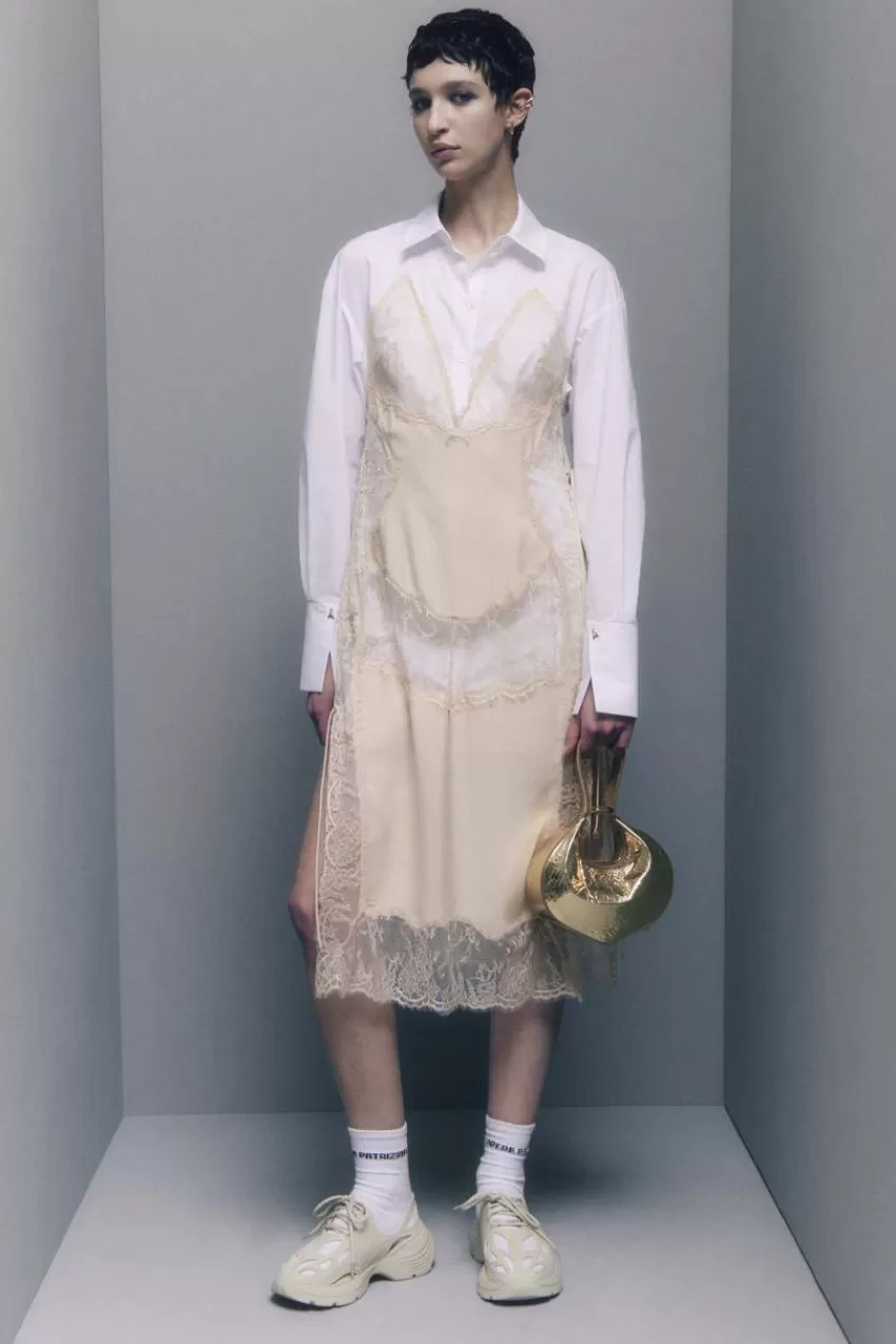 chemisier_in_satin_di_viscosa_5.webp Patrizia Pepe Midi<Chemisier in satin di viscosa