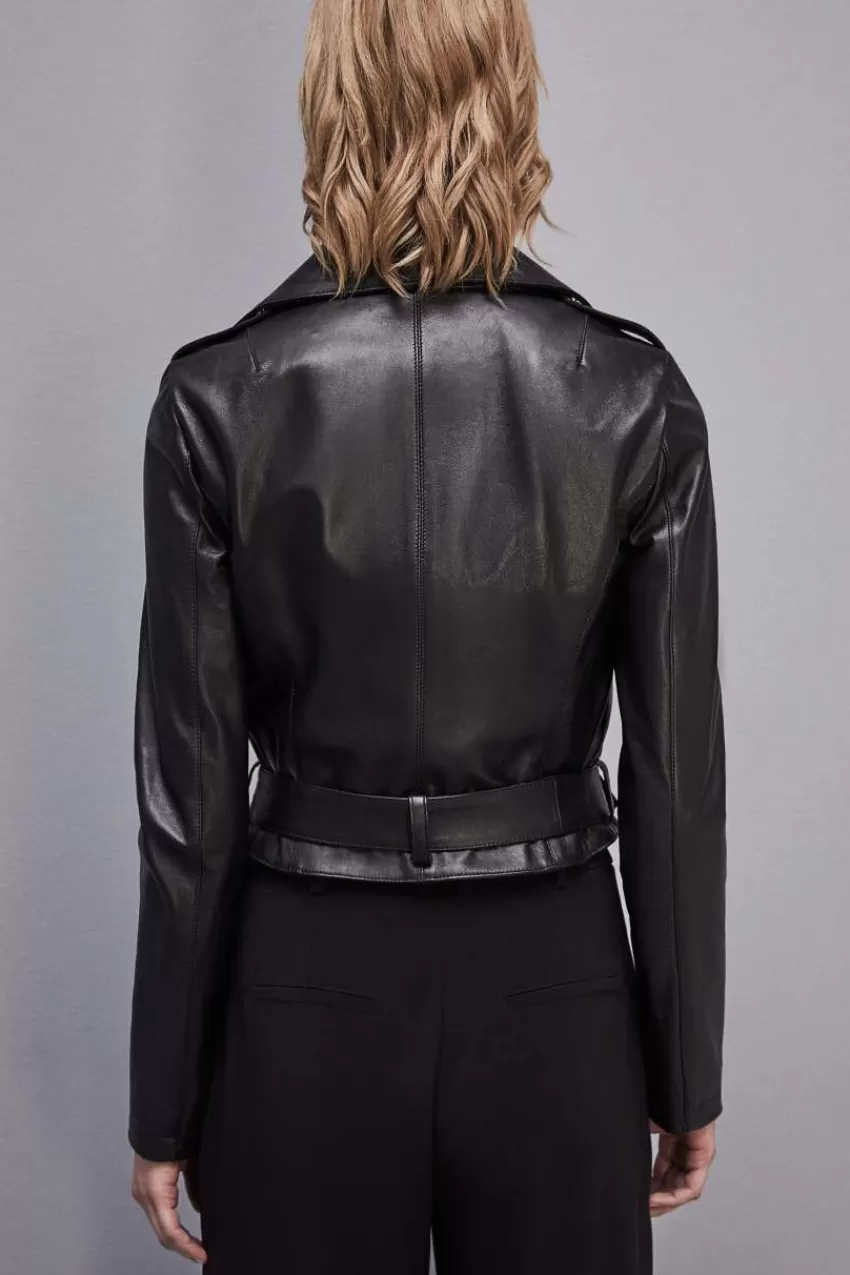 chiodo_in_pelle_2.webp Patrizia Pepe Giubbotti In Pelle<Chiodo in pelle