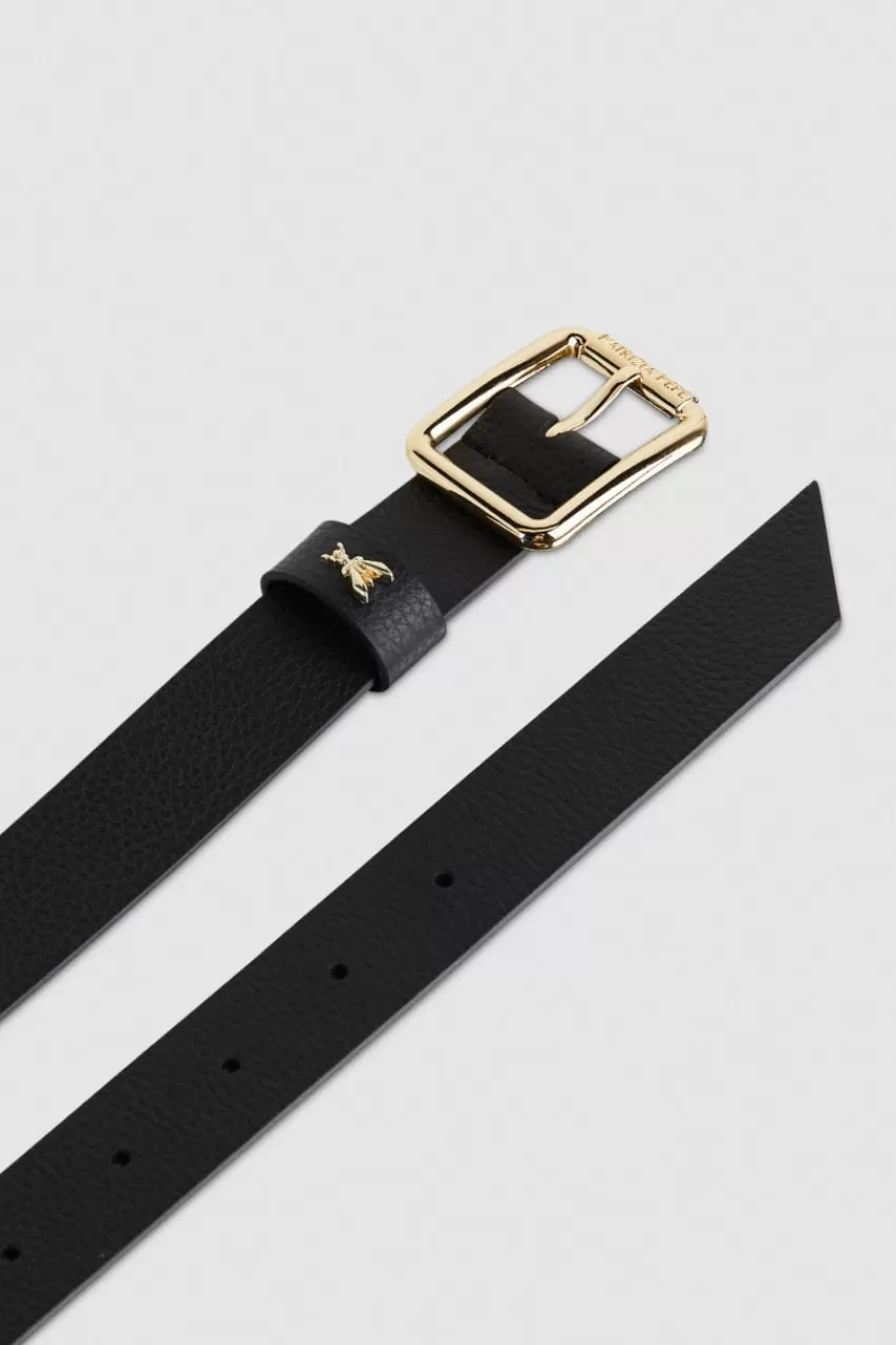 cintura_vita_bassa_in_pelle_martellata_2.webp Patrizia Pepe Cinture<Cintura vita bassa in pelle martellata