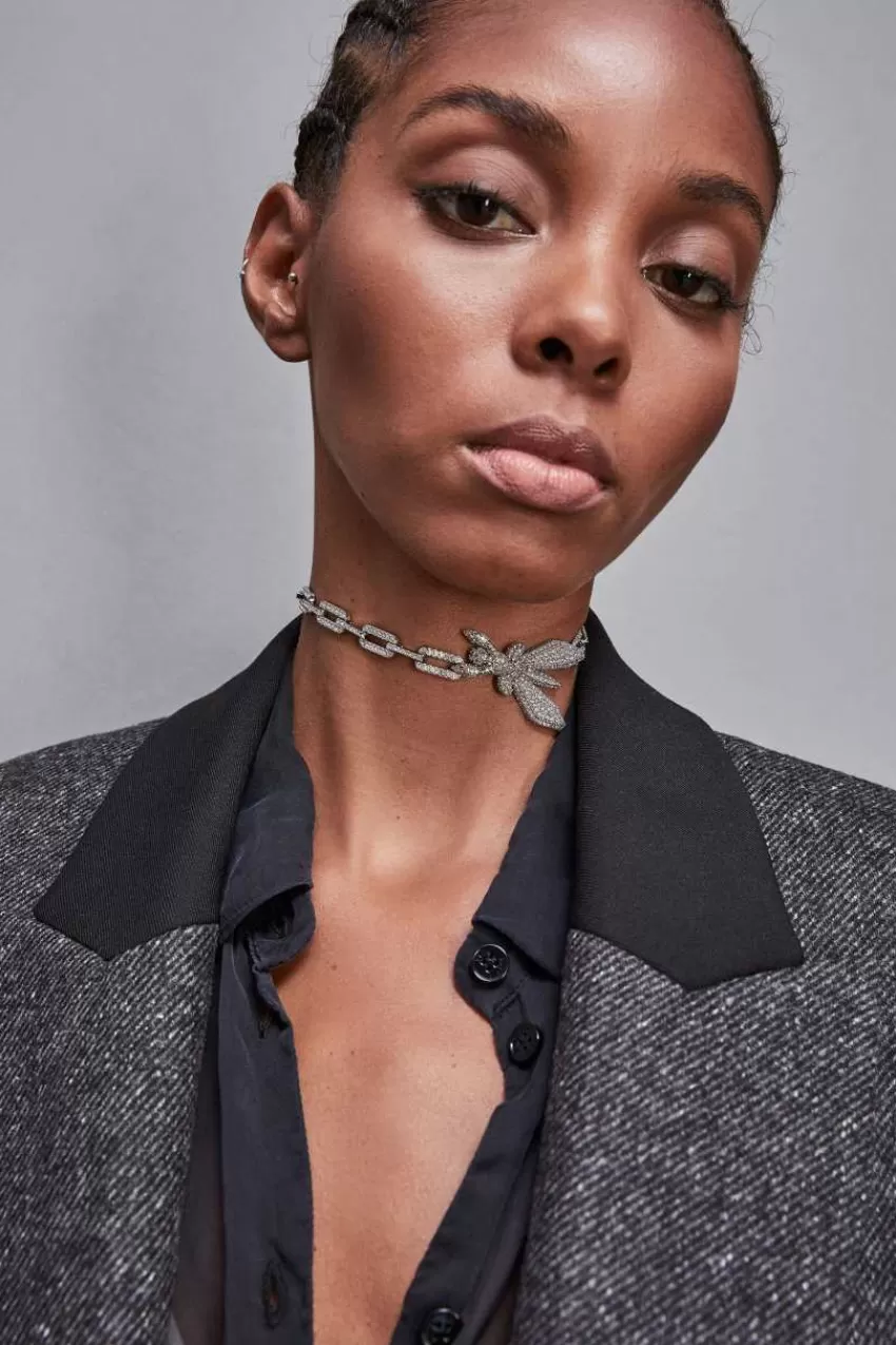 collana_rol_con_strass_2.webp Patrizia Pepe Collane<Collana rolò con strass