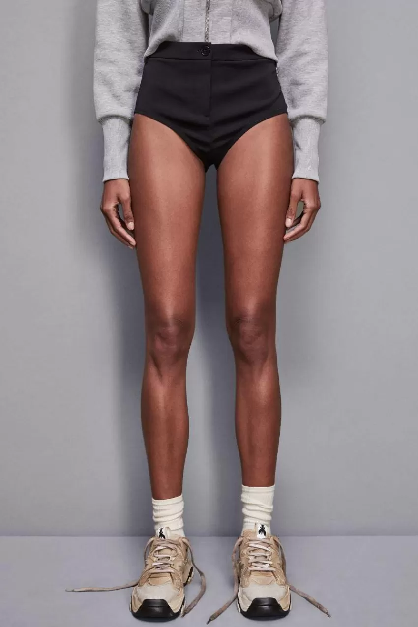 culotte_vita_alta_in_crepe_3.webp Patrizia Pepe Shorts<Culotte vita alta in crepe