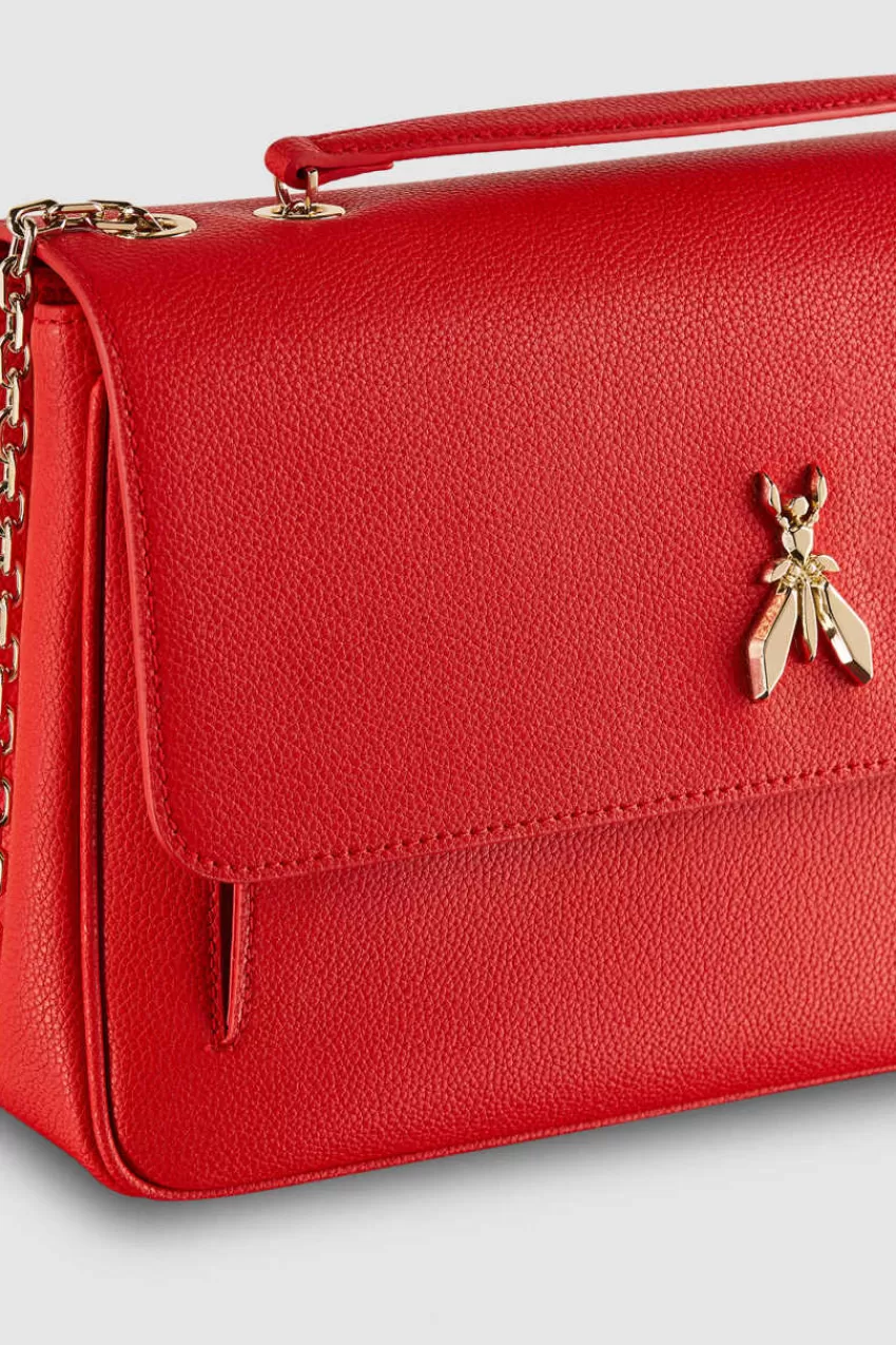 fly_borsa_a_spalla_in_pelle_con_catena_3.webp Patrizia Pepe Tracolla<Fly Borsa a spalla in pelle con catena