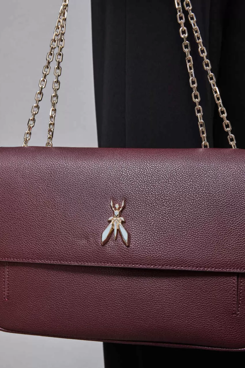 fly_borsa_a_spalla_in_pelle_con_catena_5-1.webp Patrizia Pepe Tracolla<Fly Borsa a spalla in pelle con catena