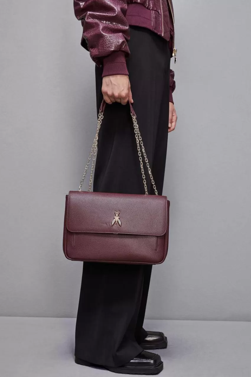 fly_borsa_a_spalla_in_pelle_con_catena_6-1.webp Patrizia Pepe Tracolla<Fly Borsa a spalla in pelle con catena
