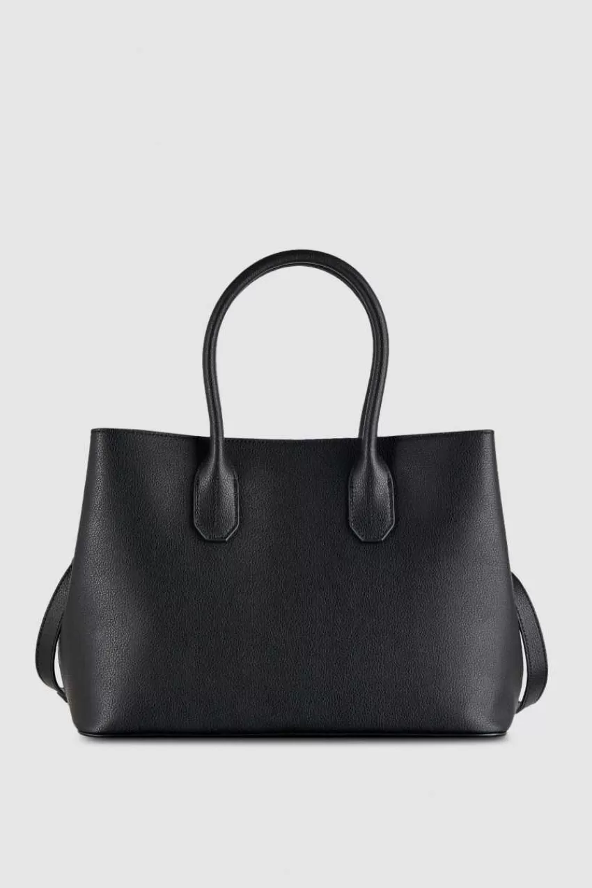 Patrizia Pepe Shopping | A Mano<Fly Borsa shopping in pelle con tracolla