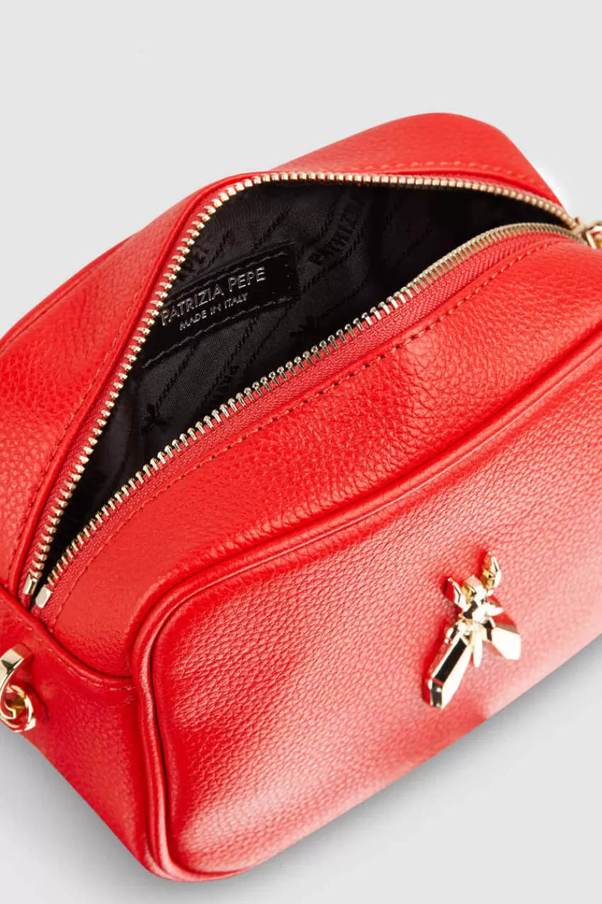 fly_camera_bag_a_tracolla_in_pelle_4.webp Patrizia Pepe Tracolla<Fly Camera bag a tracolla in pelle