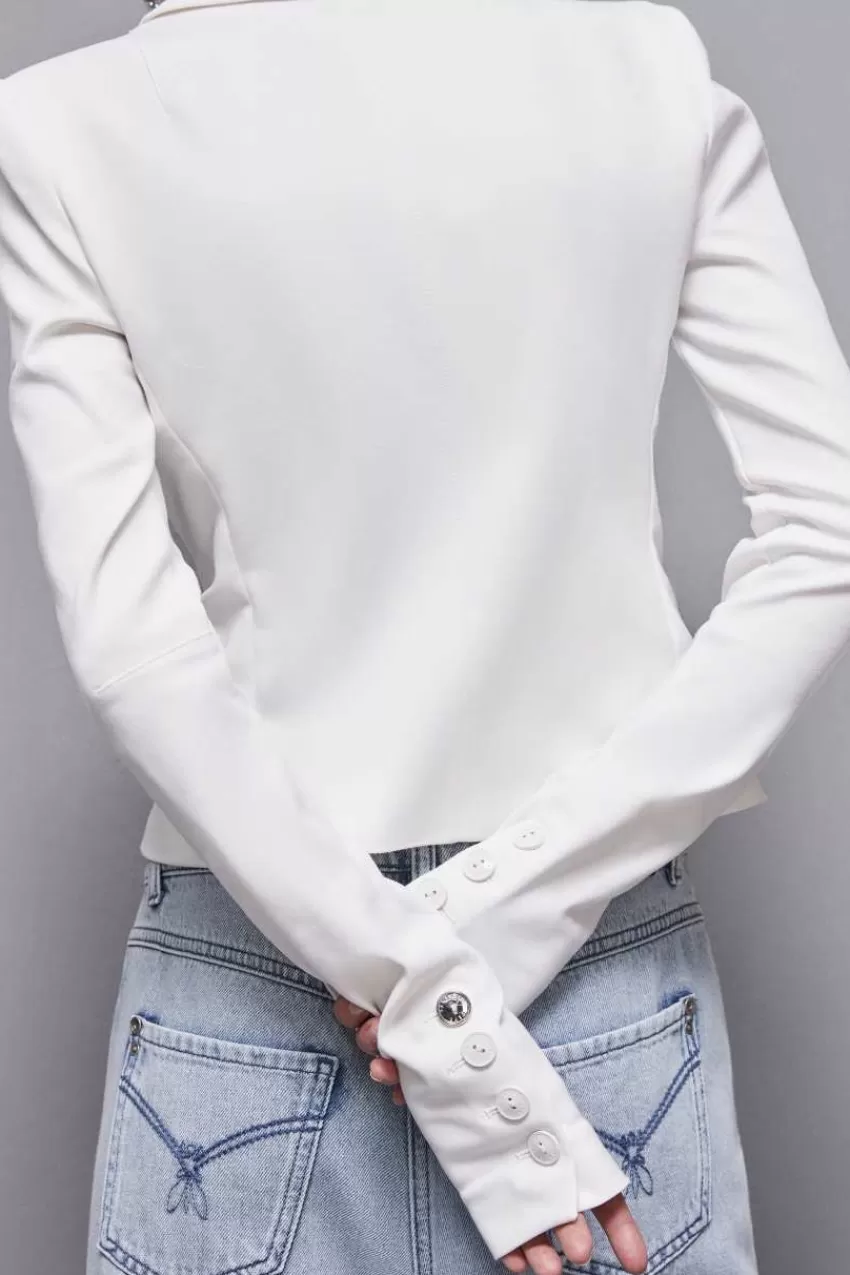 giacca__bottone_manica_a_guanto_3.webp Patrizia Pepe Blazer<Giacca 1 bottone manica a guanto