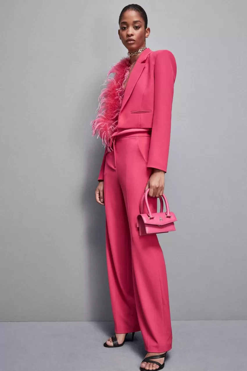 giacca_con_piuma_in_tessuto_stretch_6.webp Patrizia Pepe Blazer<Giacca con piuma in tessuto stretch