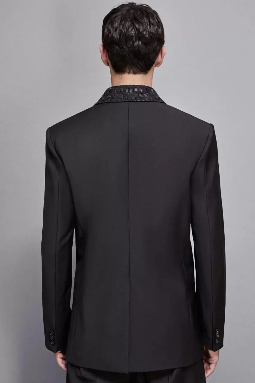 giacca_doppio_petto_con_strass_2.webp Uomo Patrizia Pepe Giacche<Giacca doppio petto con strass