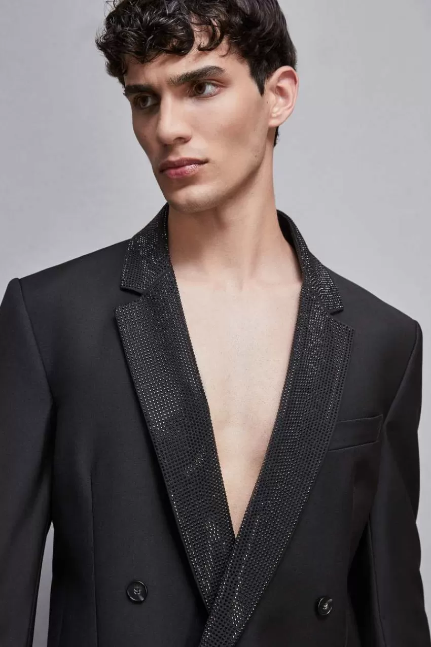 giacca_doppio_petto_con_strass_3.webp Uomo Patrizia Pepe Giacche<Giacca doppio petto con strass