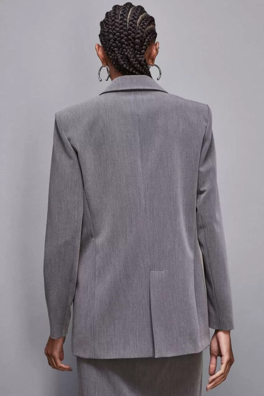 giacca_due_bottoni_in_viscosa_essential_2.webp Patrizia Pepe Tailleur | Blazer<Giacca due bottoni in viscosa "Essential"