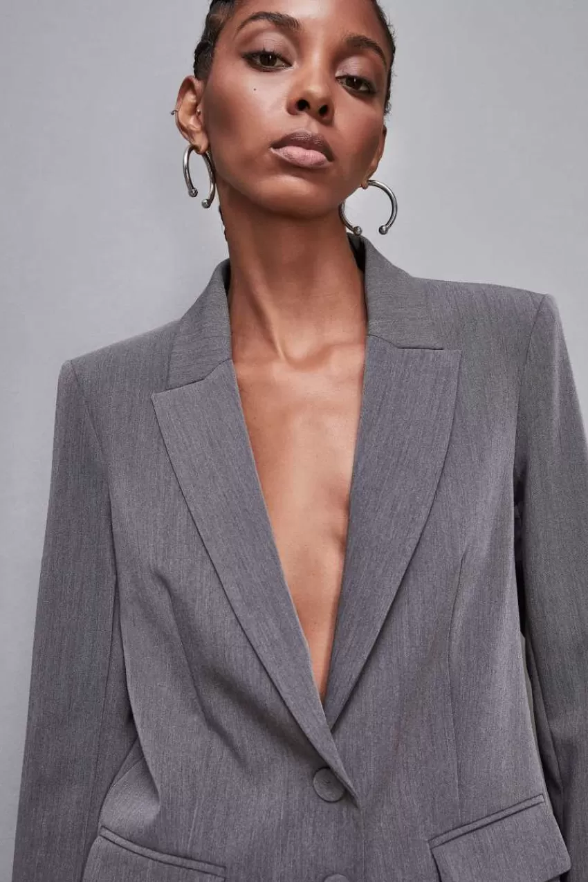 giacca_due_bottoni_in_viscosa_essential_3.webp Patrizia Pepe Tailleur | Blazer<Giacca due bottoni in viscosa "Essential"