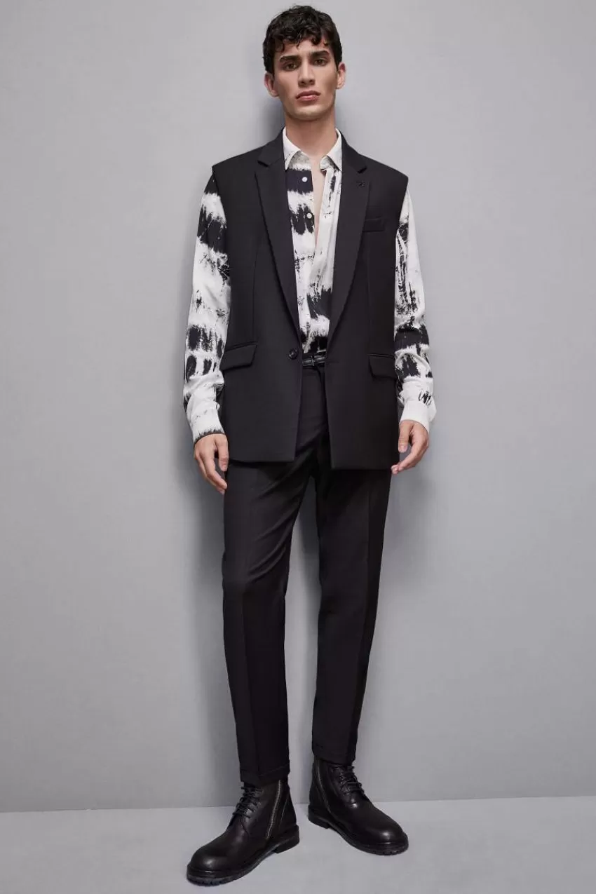 giacca_gilet_foderata_5.webp Uomo Patrizia Pepe Giacche<Giacca gilet foderata