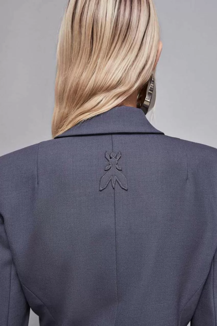 giacca_in_gabardina_di_lana_stretch_3.webp Patrizia Pepe Tailleur | Blazer<Giacca in gabardina di lana stretch