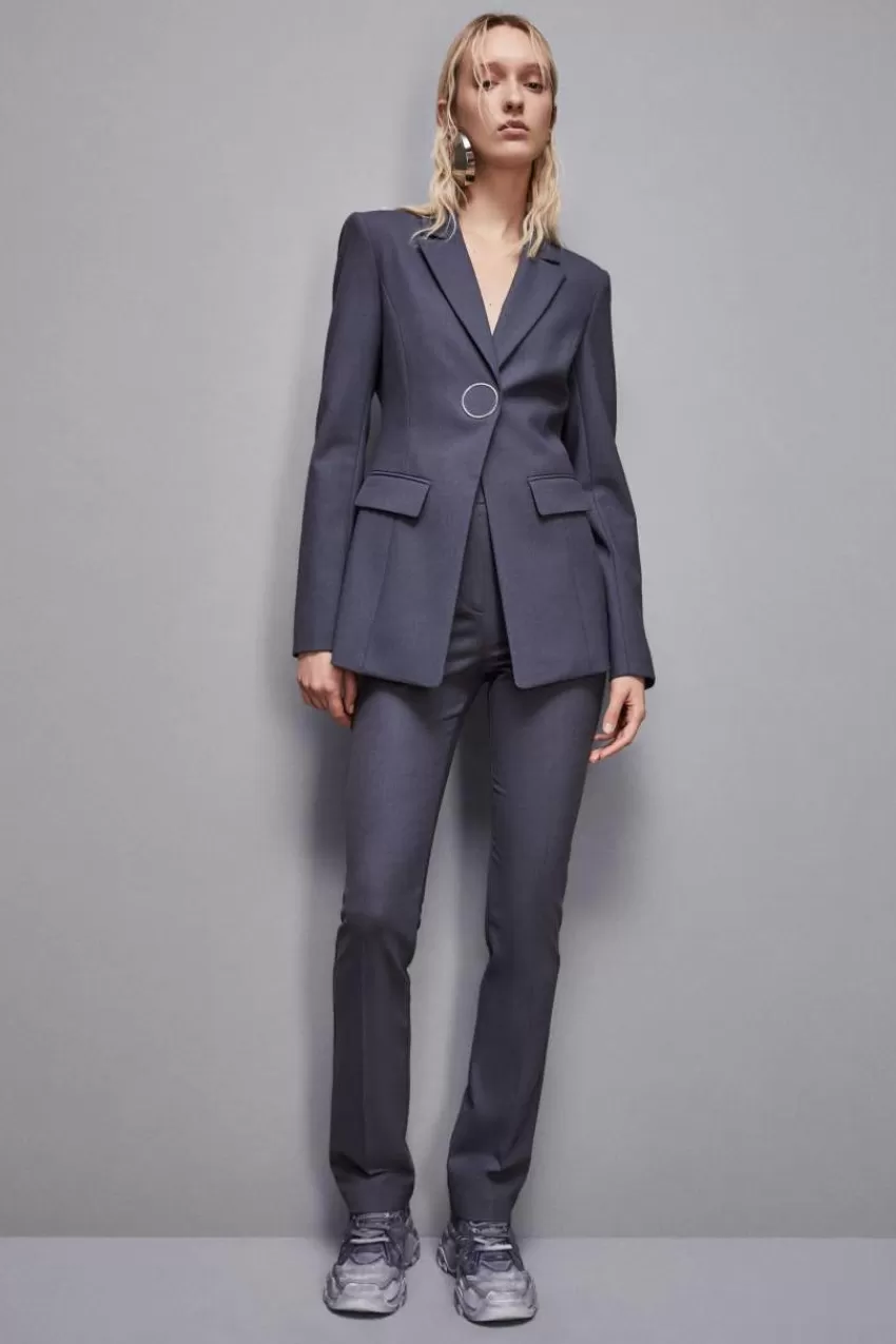 giacca_in_gabardina_di_lana_stretch_6.webp Patrizia Pepe Tailleur | Blazer<Giacca in gabardina di lana stretch