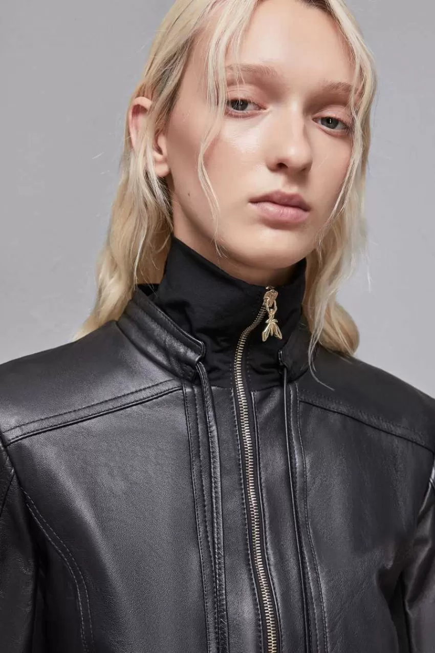 giacca_in_pelle_blouson_5.webp Patrizia Pepe Giubbotti In Pelle<Giacca in pelle blouson